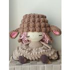 Амигуруми кукла вязаная "Девочка-овечка" интерьер ручная работа handmade кукла