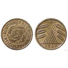 YS: Германия, 5 рейхспфеннигов 1930A, KM# 39