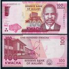 Малави 100 квача 2020 год. UNC