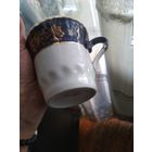 Чашки Барановка,кобальт позолота