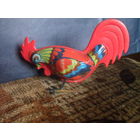 Жестяная заводная игрушка "Петух".