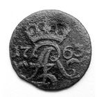 Солид города ELBING 1763 --разновидность  буква - C