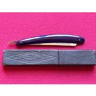 Опасная бритва СТИЗ в родном фирменном футляре Москва 1953 с изображением на лезвии Крымского моста