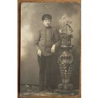 Фото мужчины с тростью. 1920? 9х14 см