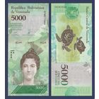 Венесуэла, 5000 боливар 2017 г., P-97c, UNC