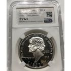 С рубля без мц! 1 доллар 1993 США pf 69 Джефферсон серебро