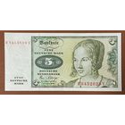 Банкнота 5 марок 1980 год. ФРГ. НЕ БЫЛА В ОБОРОТЕ.