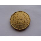 Сейшельские острова. 10 центов 1972 год  КМ#10   Тираж: 120.000 шт  Монета не мыта!!!