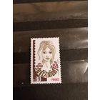 1978 Франция девушка выпускалась одиночкой чистая клей MNH** (3-6)