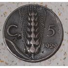 Италия 5 чентезимо, 1929 (14-3-2(в))