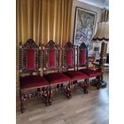 Роскошные Антикварные стулья, Дуб, Резьба, ХХ век Франция.