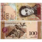 Венесуэла. 100 боливаров (образца 23.06.2015 года, P93i, UNC)