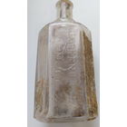 Бутылка ПМВ с надписями колокольный переулок Кельн  и остатками родной этикетки  смотрите описание