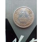 1 марка 1925 года серебро редкая  Веймарская республика