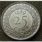 25 центов 1989 Суринам