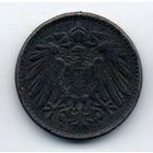 ГЕРМАНСКАЯ ИМПЕРИЯ. 5 ПФЕННИГОВ 1919 А.