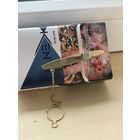 Золотой зажим для галстука,10 грамм.камень бриллиант