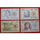 Польша. 1981. 200-летие драматического театра "Стары" имени Х. Моджеевской в Кракове. ( 4 марки )**