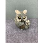 Статуэтка Сова с совенком Германия 6х8 см
