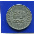 Нидерланды 10 центов 1942 , цинк