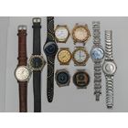 Часы Луч. Электроника. Swatch. Работоспособность не известна. Одним лотом 11 шт. С рубля
