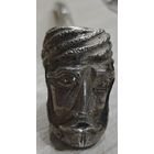 Антикварная, серебряная, курительная трубка. Голова Турка. Царизм. 133гр