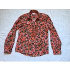 Блуза рубашка 46 марк 36 Хлопок в цветочки