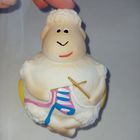 Овечка, овца. Игрушка овечка вяжет