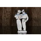 Фарфоровая статуэтка "Моряки Нахимовцы" ЛФЗ