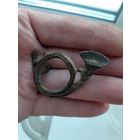 Рожок с патронной сумки Вольтижёров. Франция.