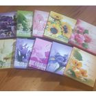 Редкость! .Комплект серебряных монет Красота цветов Прыгажосць кветак 10 рублей.Обмен на 8 любых унцовых монет.