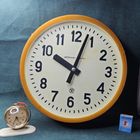 Старт с 1 Рубля !!! Огромные настенные железнодорожные часы D=35см 1989г СССР !!!