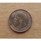 Великобритания, фартинг 1930 г., Георг V (1910-1936), измененный портрет (с 1926)