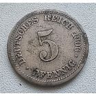 Германия 5 пфеннигов, 1900 D  2-1-61