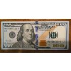 Купюра 100 долларов США со звездой (звёздная) 2013 MG 05955100 *