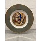 Тарелка. Англия. ПРОДАВЕЦ ЛАВАНДЫ. Позолота.   Распродажа коллекции!!!