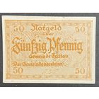 Нотгельд 50 пфеннигов 1922 год. Триттау. Веймарская республика