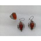 Кольцо, сережки