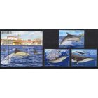 Словения 2016. Фауна. Рыбы 3 марки+блок (1215)