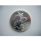 3 рубля 2018г. ГЕОРГИЙ ПОБЕДОНОСЕЦ ммд Ag 999 унция.