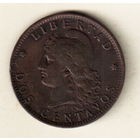 Аргентина 2 сентаво 1892