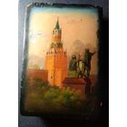 Шкатулка федоскино 1954 год авторская агитлак