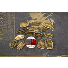 Набор знаков разоружение, в золоте. новый. Распродажа коллекции вещей. С РУБЛЯ! АУКЦИОН!