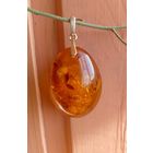 Подвеска, кулон из натурального янтаря (только камень)