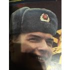 Зимняя меховая шапка советского солдата,