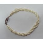 Браслет под жемчуг. Европа. Длина 21 см. Пластик.