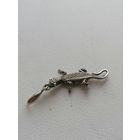 Кулон ящерица, серебро 925 пр