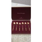 Ложечки кофейные позолота набор Старая Европа