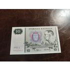 Швеция 10 крон образца 1972 года UNC p52c