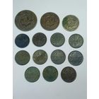 Монеты Речи Посполитой, без повторов. 1 грош и др. С рубля, без м.ц. См. др. мои лоты